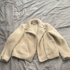 Old Navy Cream Teddy Jacket
